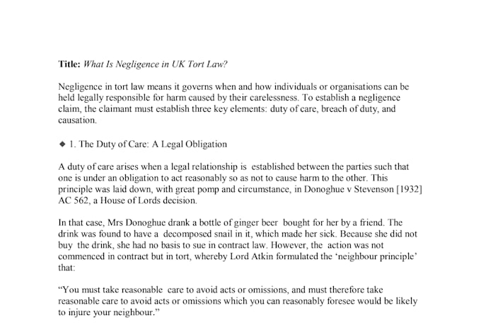 write legal blogs and articles